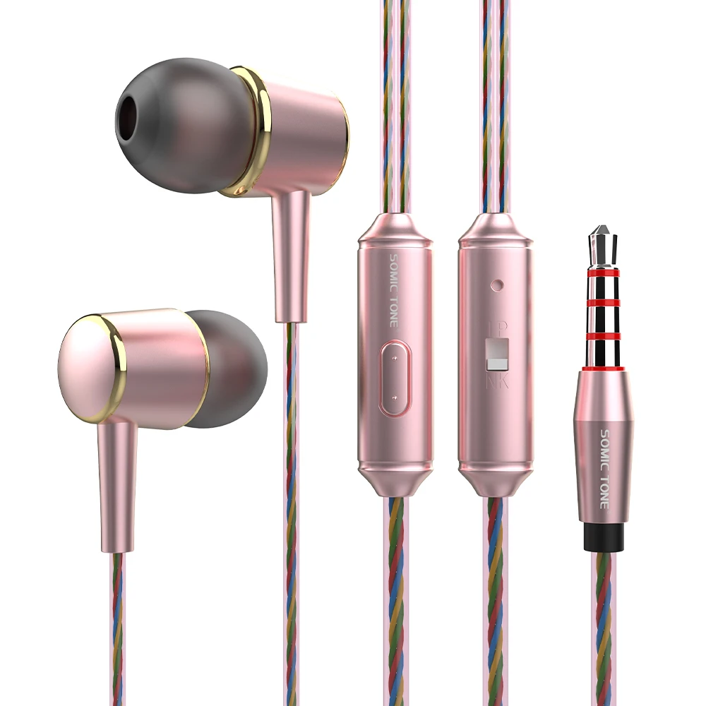 

High Quality Durable Microphone Earphone Stereo Super Bass Music Headset Headphones with Perfume