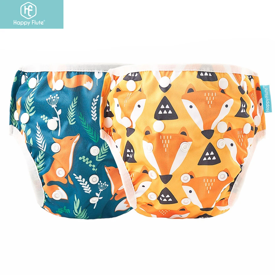 

HappyFlute Baby Swim Diaper Waterproof  Cloth Diapers Swimwear for Kids Pool Pant Swimming Lessons/Holiday