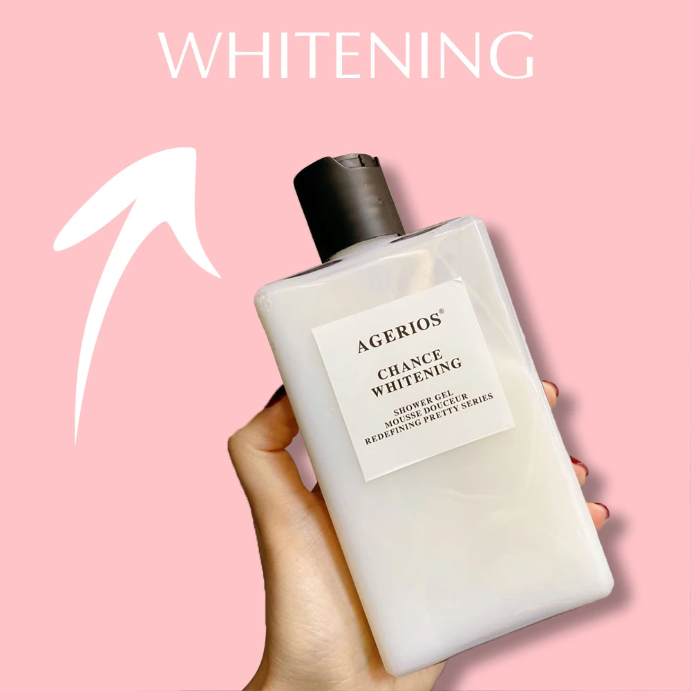 

AGERIOS Milk Shower gel Anti Dark Shower gel Anti-itching rejuvenation Whitening Body Shower gel, Milk white