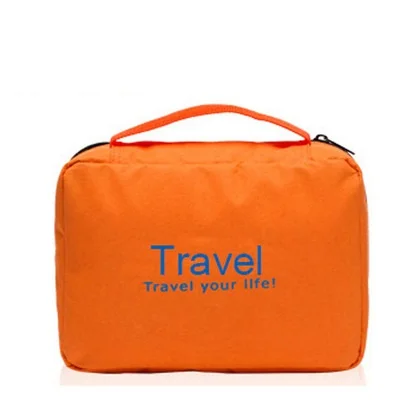 

Travel wash bag folding waterproof letter bag can be hung