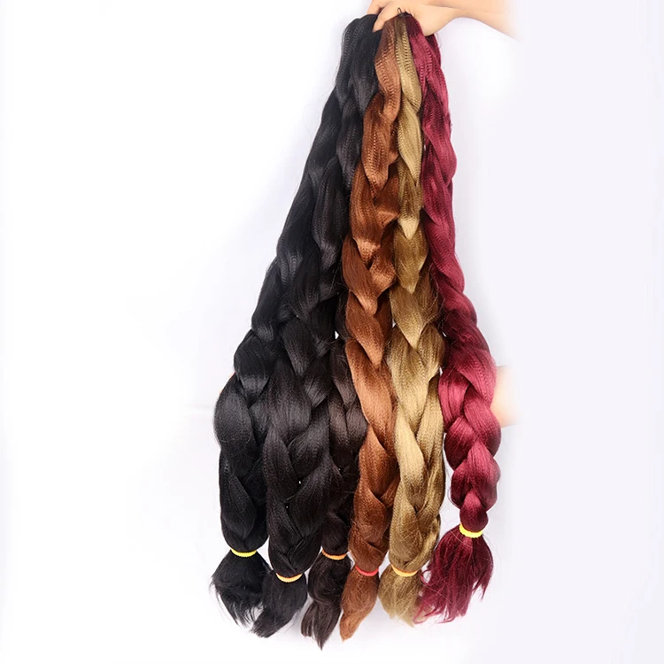 

Attachment Ultra 82 Inches #1 Synthetic Colors Rich 41Inch Braiding Hair Box Wholesale Braid, 1b#,2#,4#,27#,30#,bug#