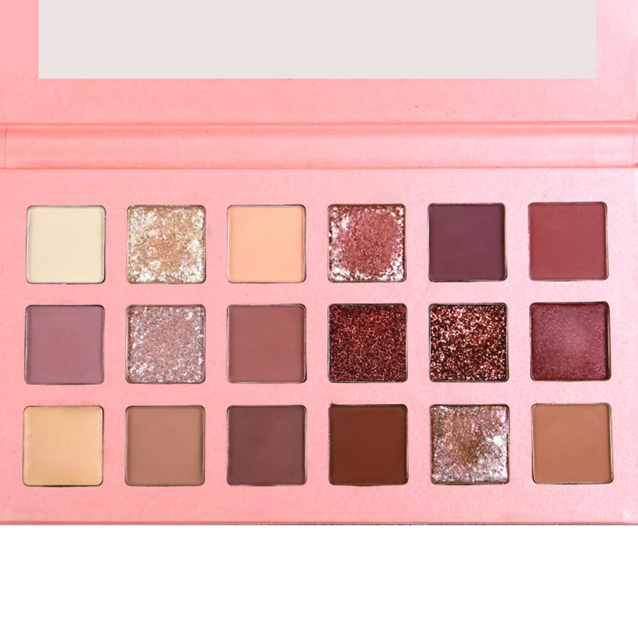 

18 Colors Pink Eye Shadow customized Eye Shadow 2020 New Arrivals Beauty Creations Eyeshadow Palette Private Label