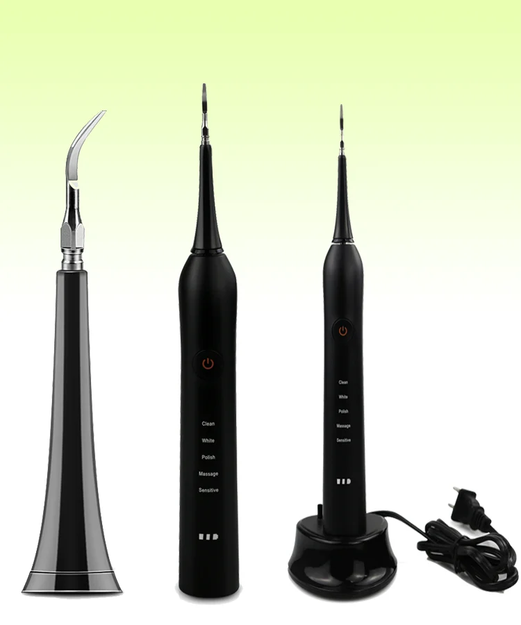 Portable Electric Sonic Ultrasonic Dental Scaler Tooth Stains Tartar Usb Charging Teeth Calculus Remover