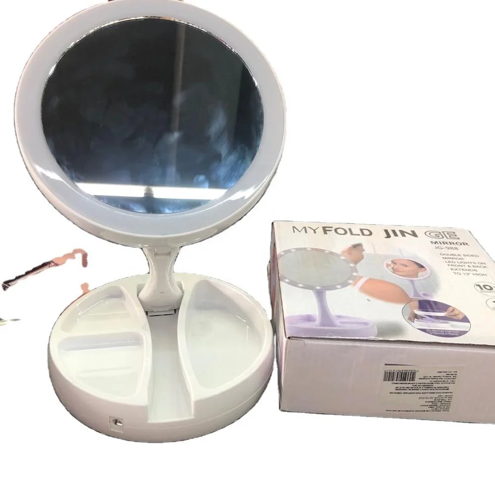 

Fashion style skin care dual sided magnifying makeup mairror