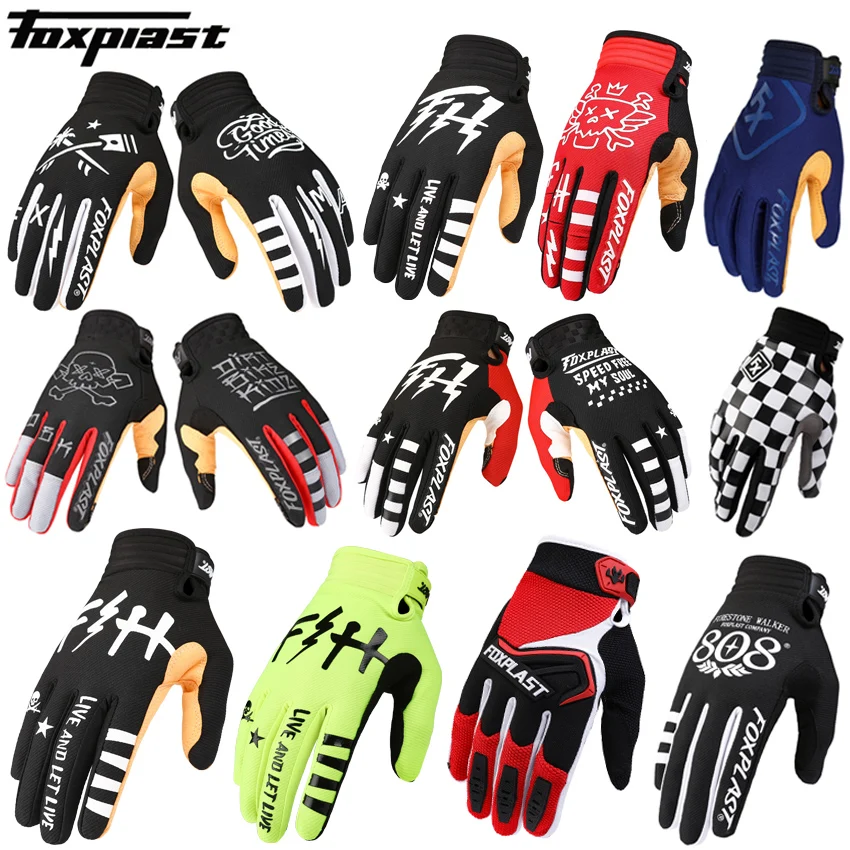 

Foxplast Motocross Gloves Off-road MX MTB DH Dirtbike Off Road Scooter Downhill Racing Sports Riding glove