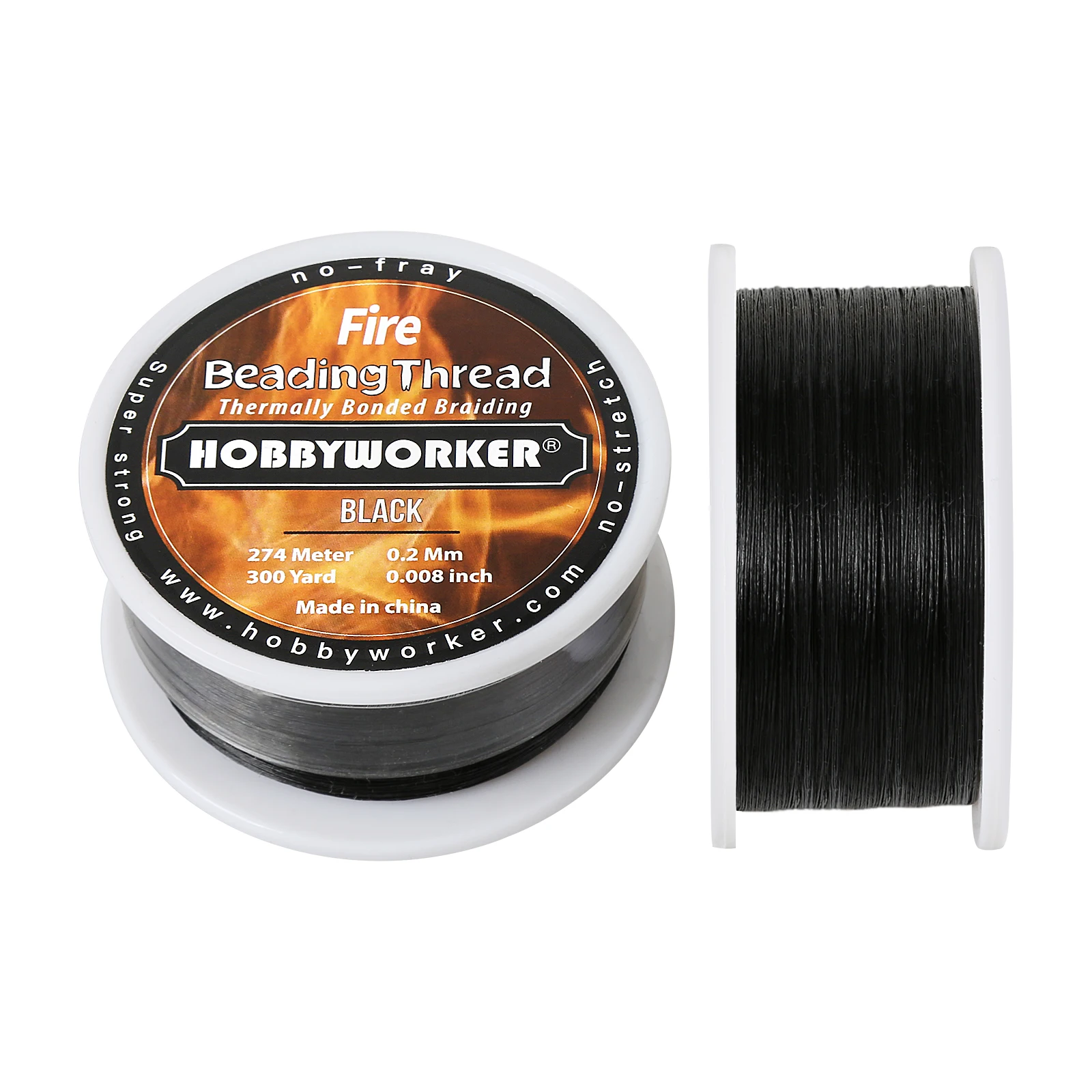 

Hobbyworker High Quality  Fire Braided Beading Thread with 20/50/125/300Yards for DIY Jewelry Making Fishing Line W0105, Picture