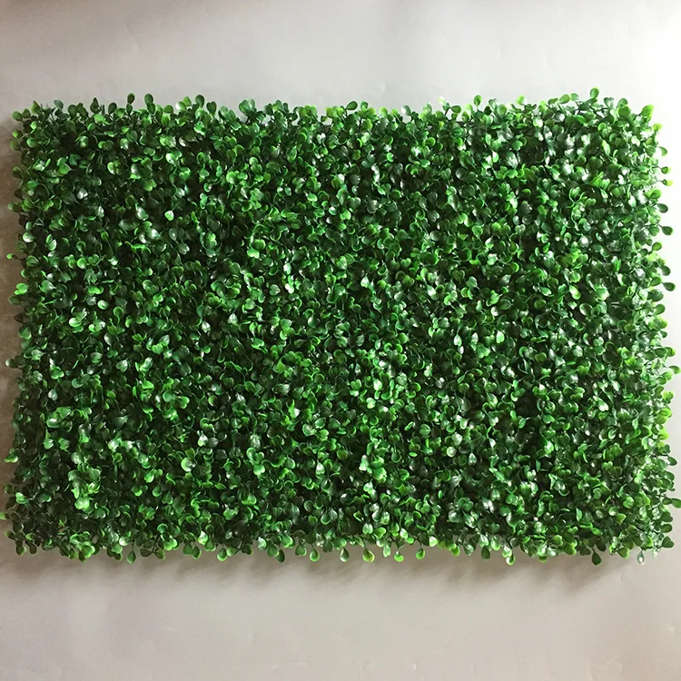 

Wholesale decorative green artificial plant wall boxwood hedge for green outdoor wall