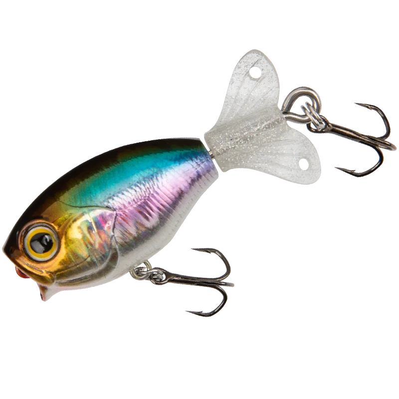 

1503 Small Whopper Popper Fishing Lures 35mm Floating & Sinking Hard Baits Freshwater Fishing Lure, 6 colors