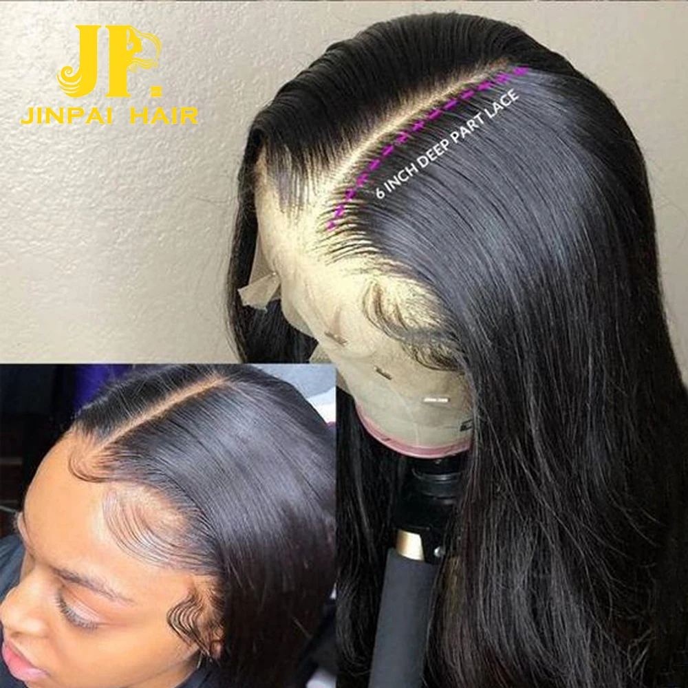 

JP Free Sample Cuticle Aligned Unprocessed Brazilian Virgin Hair Lace Front Wig, Wholesale 100% Remy Human Hair Lace Front Wigs, Natural color ( near 1b# )