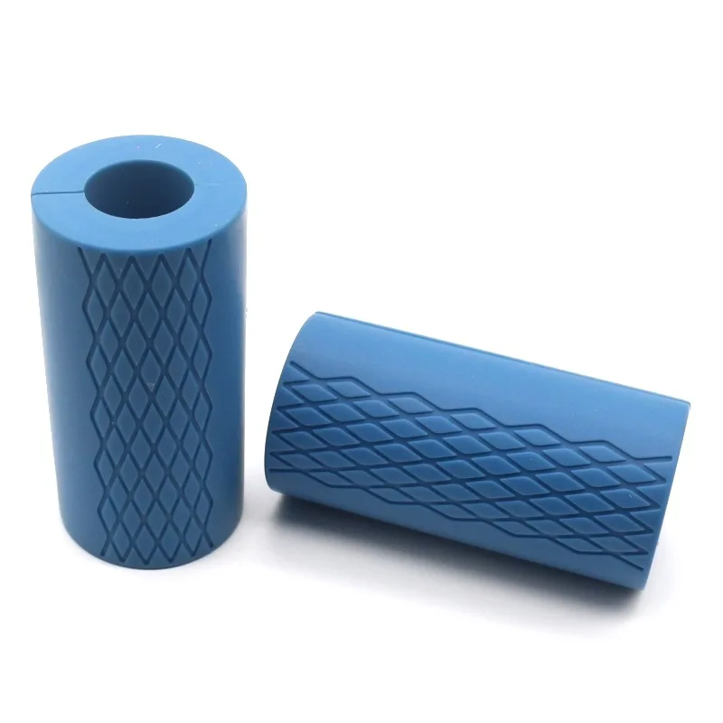 

Custom Home Fitness Durable Gym Silicone Dumbbell Grip Barbell Thick Rubber Tube Handle, 6 colors