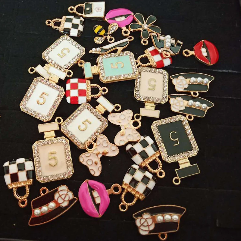 

designer silver stainless steel womens bag luxury charm bracelets necklace bangles