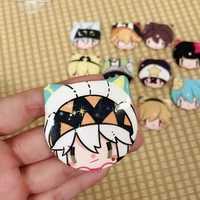 

Juno Creative anime round metal tin button custom pin badge cat badge