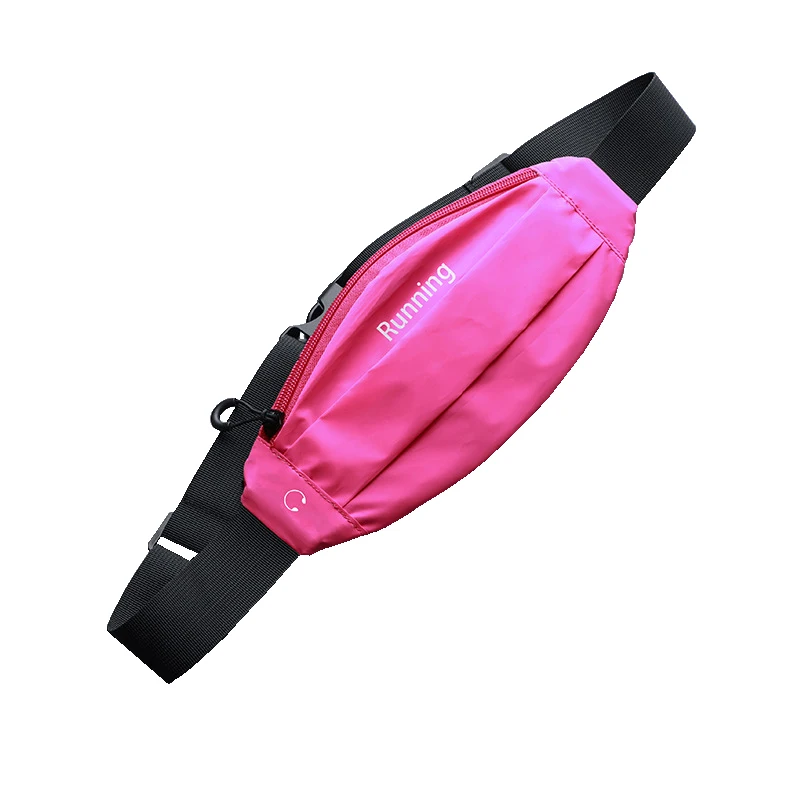 

Running waist bag belt reflective material keep safe when running in night belt bag waterproof