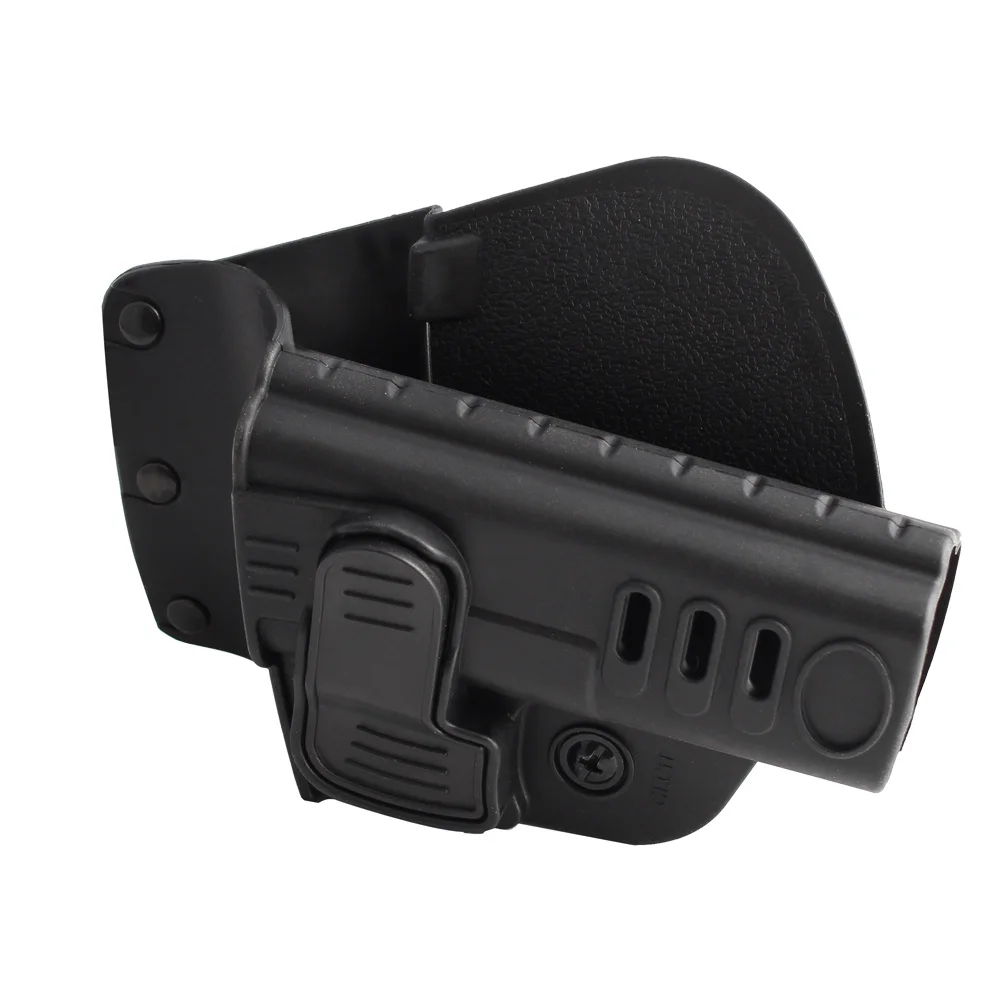 

Right Hand Belt Loop Paddle Holster For Glock 17 19 22 23 31 32 34 35 Holsters, Black