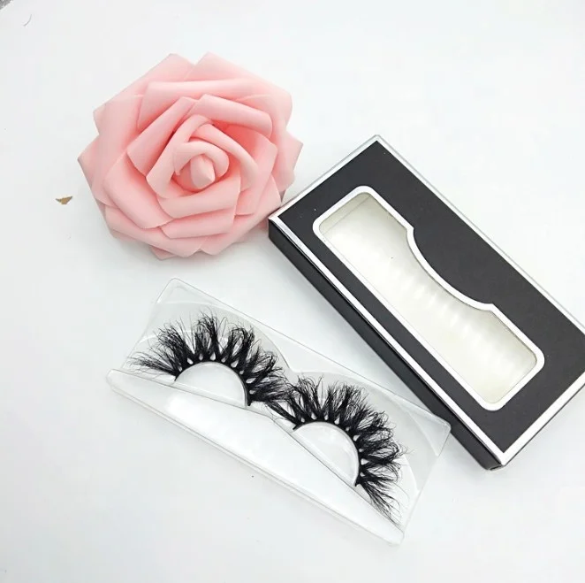 

Cross False Luxury Eyelashes With Lash Boxes 25mm Lashes 3d Wholesale Vendor, Black