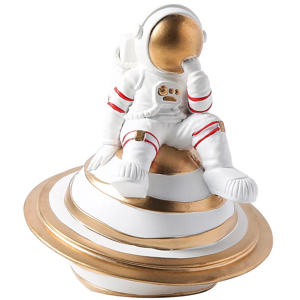 

Home Decoration Accessories Modern Astronaut Model Miniature Figurines Resin People Desk Decoration Home Decor Souvenirs