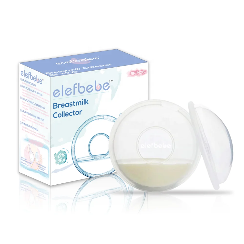 Baby feeding supples Silicone Milk Collector Reusable Breastmilk Collection Breast shells