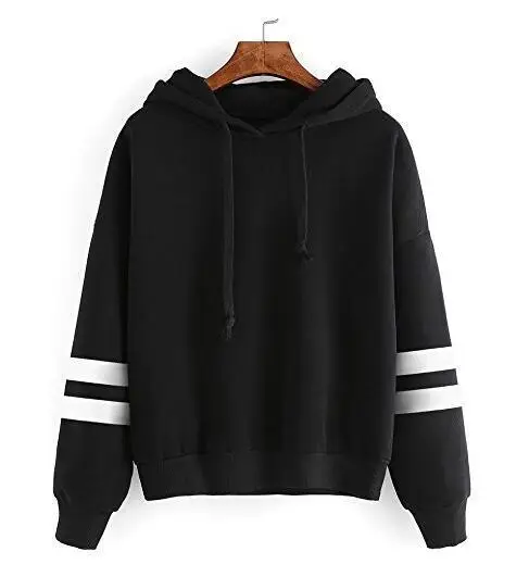 

2020 New Arrivals WOmen Long Sleeve Solid Color Loose Cotton hoodies for women