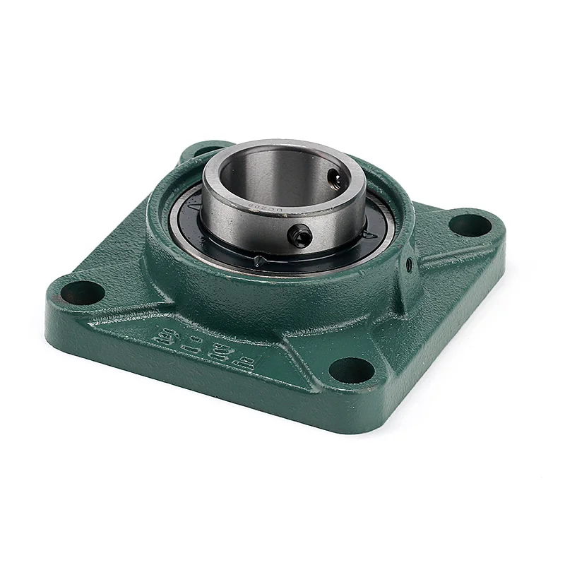 Cast Iron Square Outer Spherical Bearing Seat And Gcr15 Bearing P209