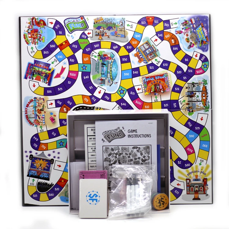 

Fun snake and ladder board game, Cmyk