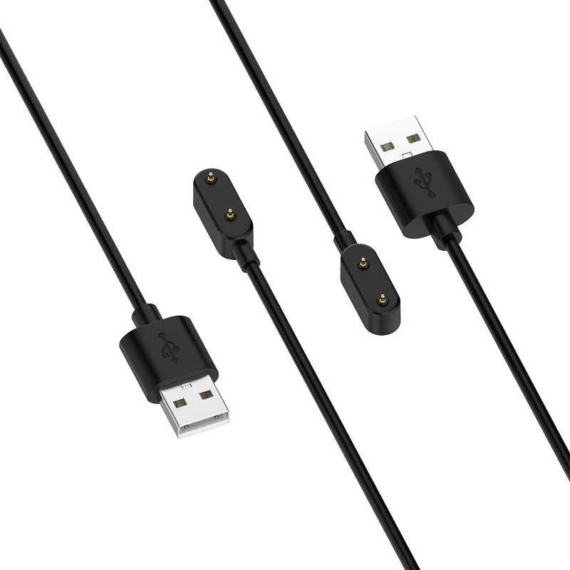 

BOORUI usb smart watch charger for huawei watch fit charger smart watch charging cable, Black, white