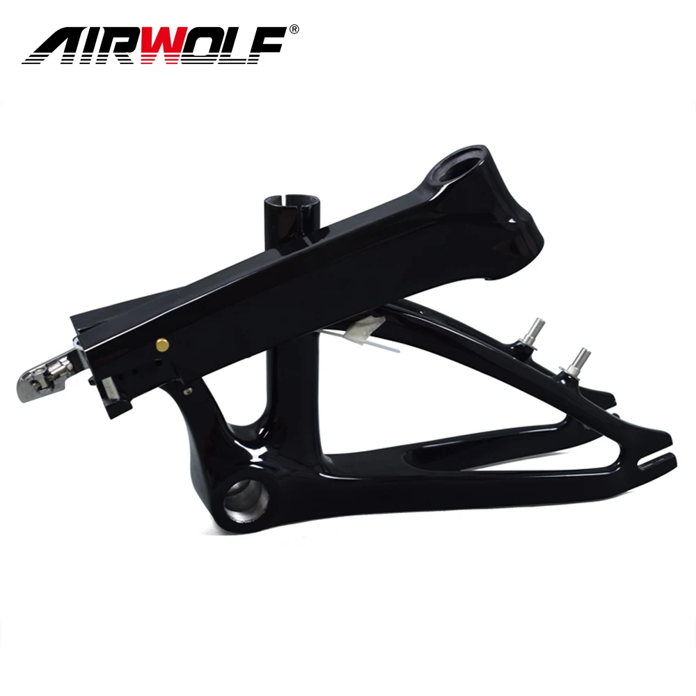 

14 inch Foldable Mini Folding Bicycle Frame Children Kids Carbon Bike Frame