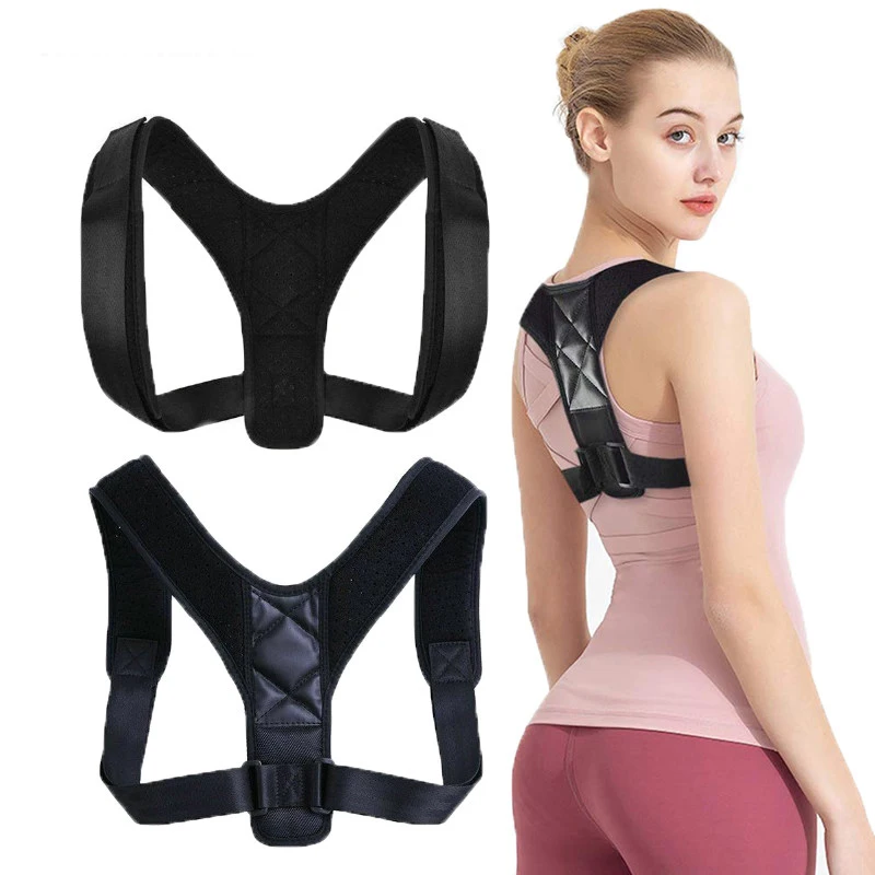 

Black Back Correction Hump Strap Medical Adjustable Clavicle Posture Corrector hot selling improved adjustable posture corrector