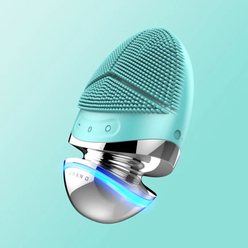 

Cleanser Silicon Sili Mini Electric Facial Cleansing Brush Waterproof Si Silicone Face Scrubber
