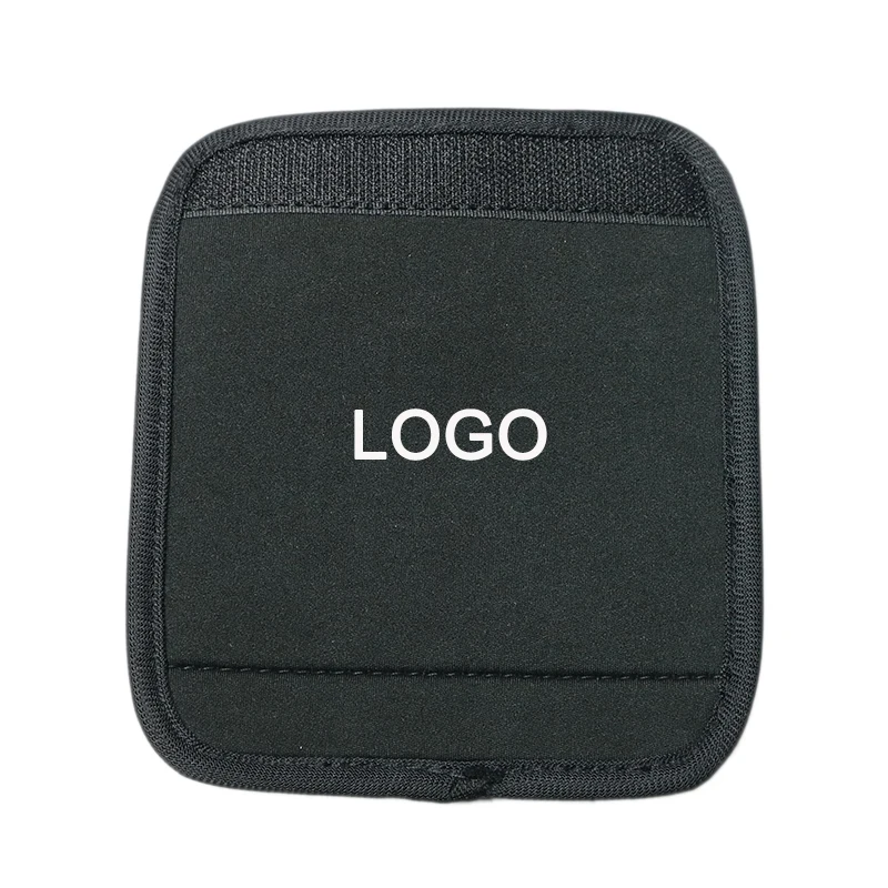 

Custom Size Neoprene Handle Wraps/Grip/Identifier for Travel Bag Luggage Suitcase Shopping Cart Handle Cover, Black/customized