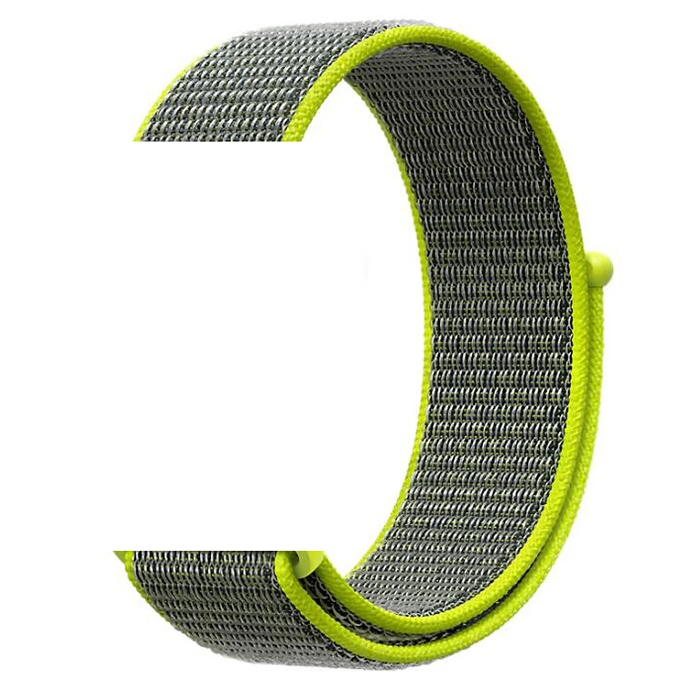 

ShanHai Sport Band For Apple Watch 42mm 38mm Breathable Woven Nylon Sport Loop Band Replacement Strap for iWatch Series 5/4/3, Multi-color optional or customized