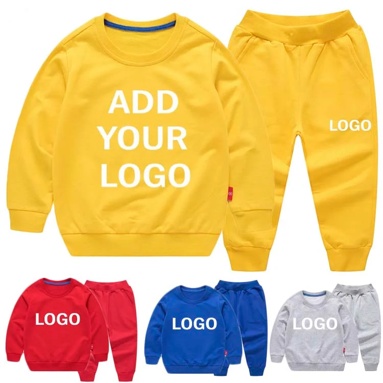 

Custom Made Outdoor Wholesale Toddler Jogger Sets Baby Clothes Kids Clothing Tracksuits Sweatsuit Sets