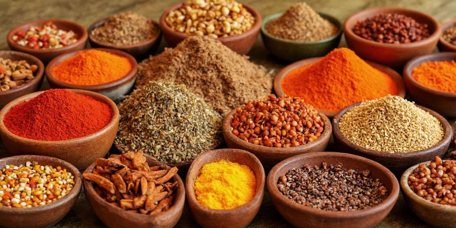 Collection of Indian spices