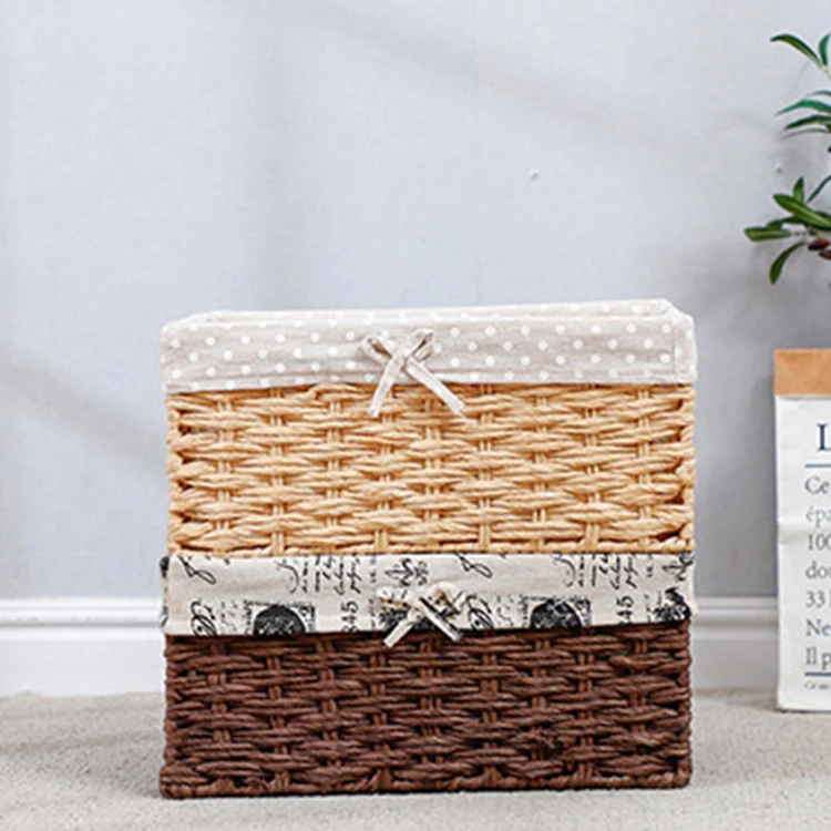 

Willow woven dirty clothes storage basket household sundries finishing rattan woven storage basket box storage