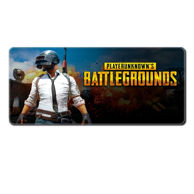 

playerunknown's battleground30*70cm Game computer super large natural rubber original customized lock edge multi-color mouse pad