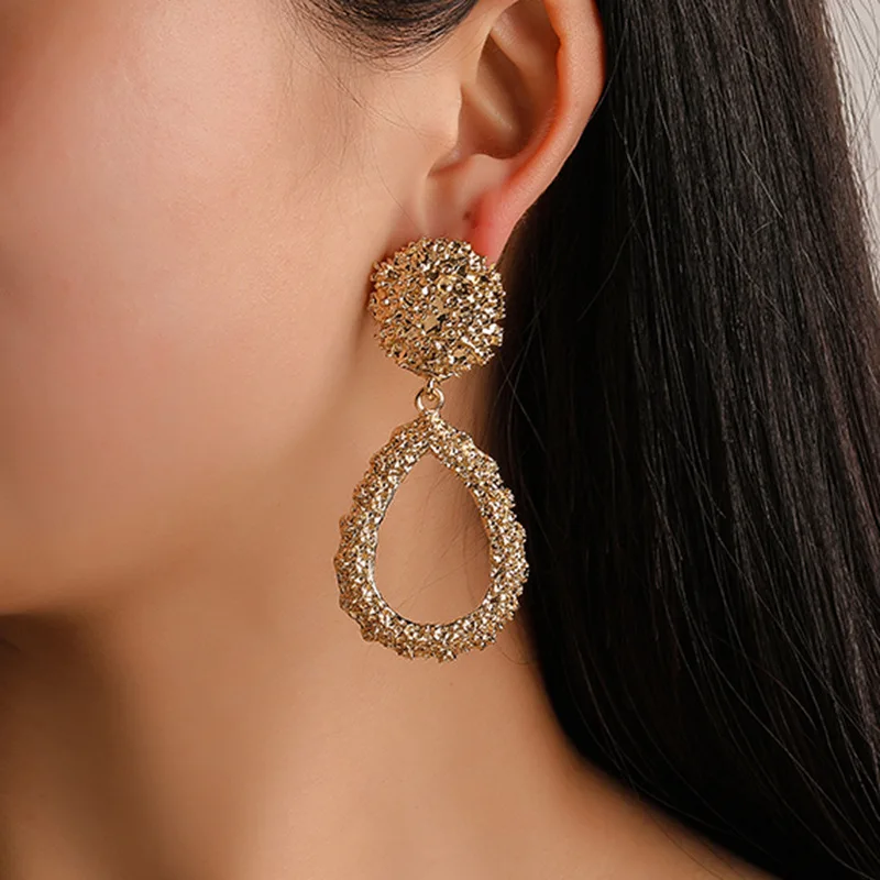 

Fashion Jewelry Women Big Vintage Dangle Drop Earring Geometric Earrings Statement Earrings for Women