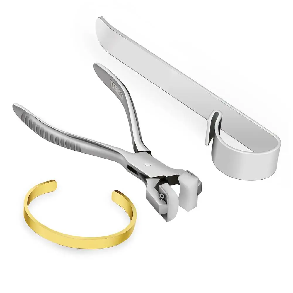 

Easy To Use High Quality Stainless Steel Jewelry Making Kit Bangle Bracelet Bending Machine Pliers