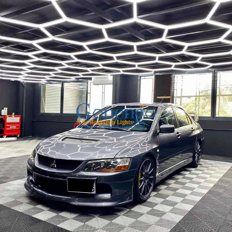 

Best Hexagon Lighting Car Workshop Showroom Auto Repair Shop Illuminator Garage Light