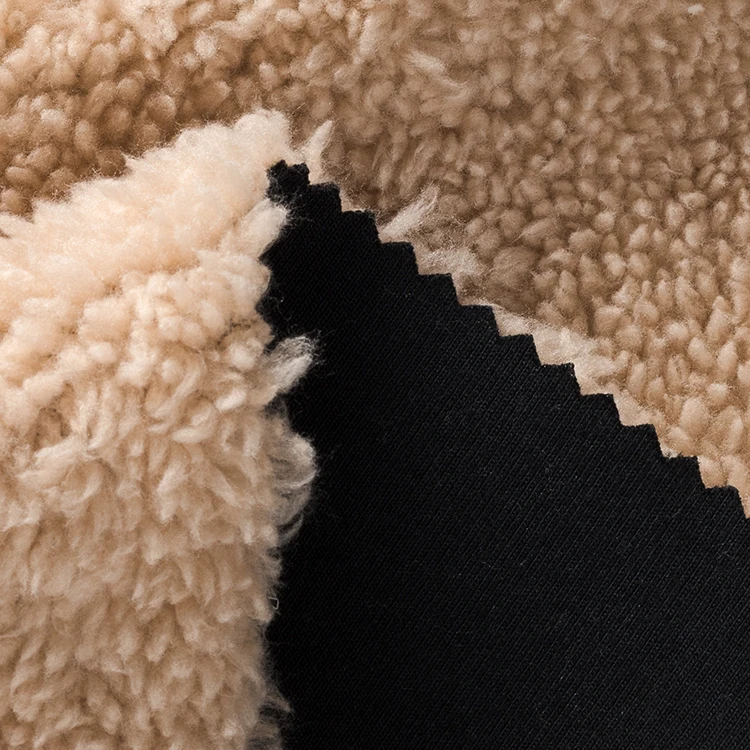 
Factory wholesale black cloth plus lamb cashmere fabric for Clothing pajamas underwear 