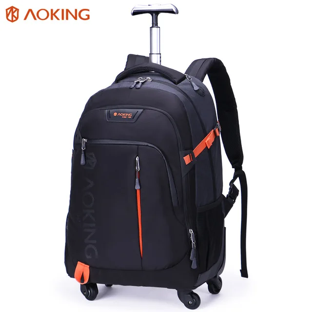

2020 aoking Multi-use executive aoking travel business outdoor mens school mochilas laptop bag rolling wheeled trolley backpack