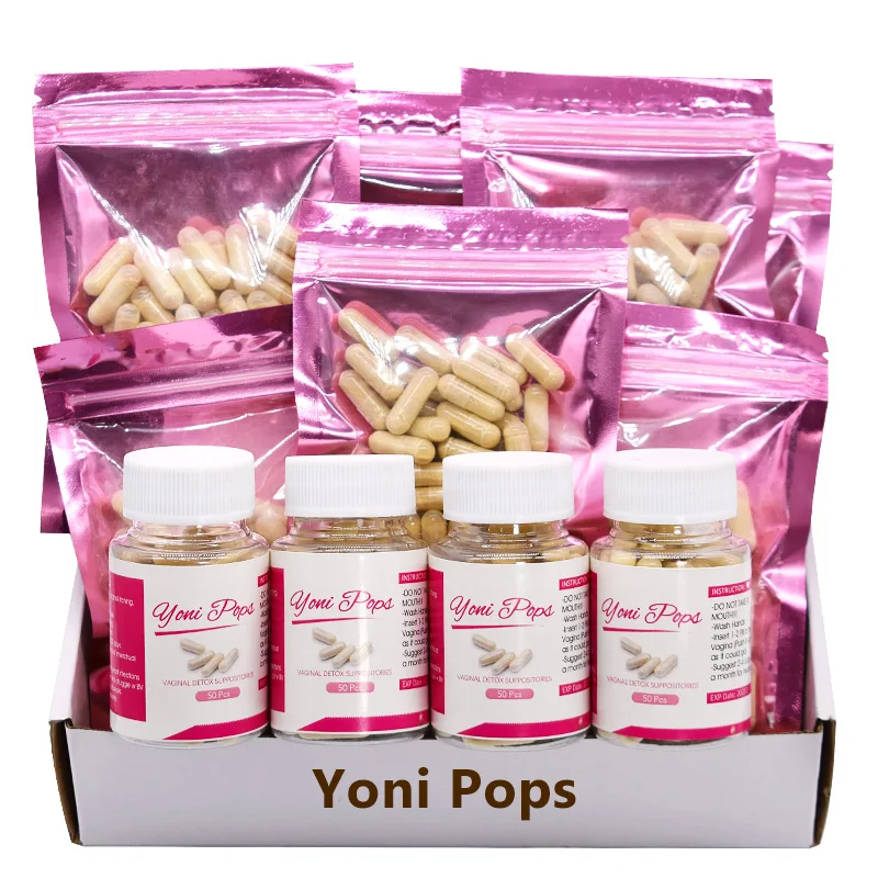 

High quality natural herbal organic Boric acid capsules yoni detox suppositories pops feminine healthcare vaginal cleaning