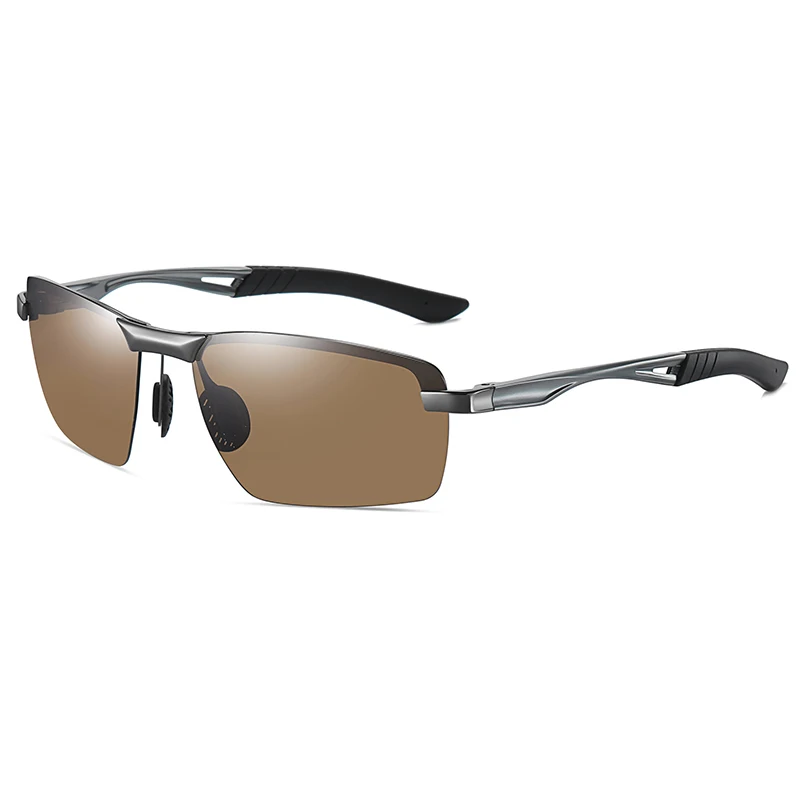 

Robin eyewear 3391 New MenDriver Driving Fishing Polarized Sunglasses with Aluminum Magnesium Leg Half Frame