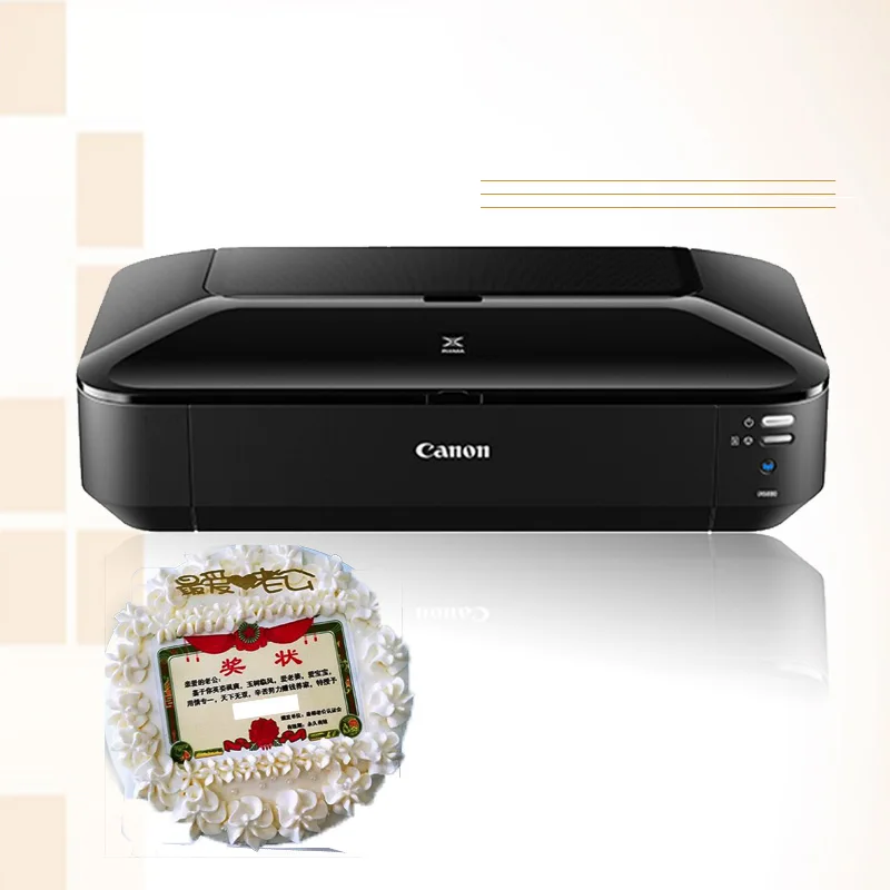 diy cake printing edible food printer digital cake printer rice wafer paper food photo printing ix6880 for wholesale