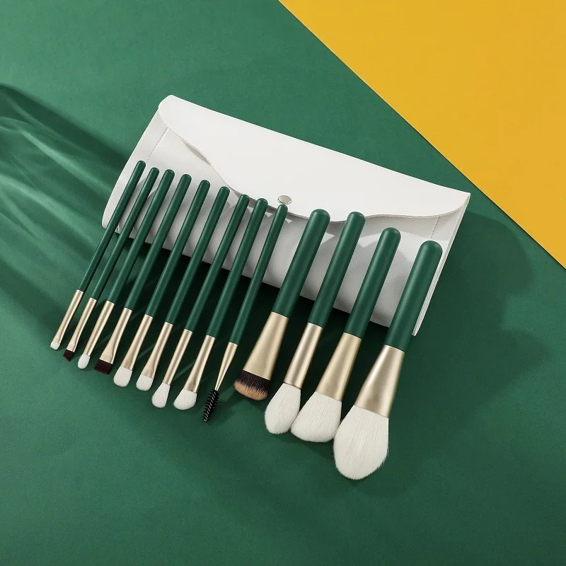 

Wholesale 10pcs Makeup Brush new make up brushes/ customised logo ladies travel make up brush