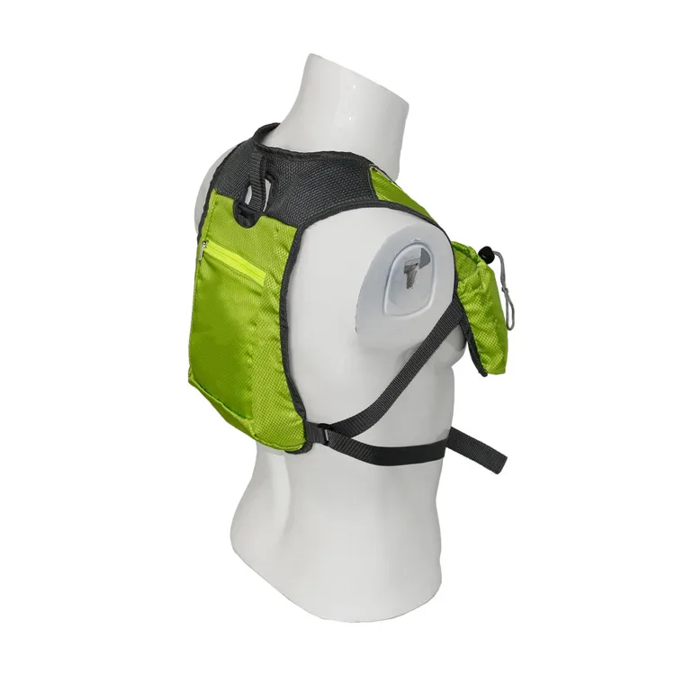 

Fyzlcion Outdoor Sports Gear Lightweight Breathable Adjustable Straps Hiking Running Vest, Green