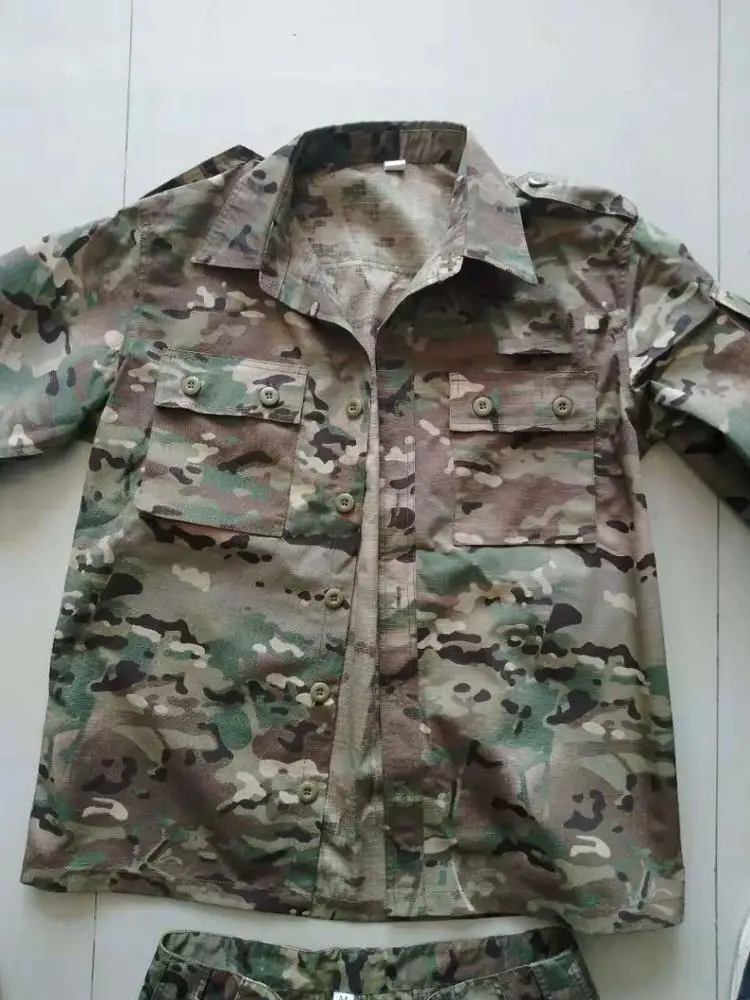 
Combat uniform camaflouge trouser and shirt 65% Polyester 35% Cotton 