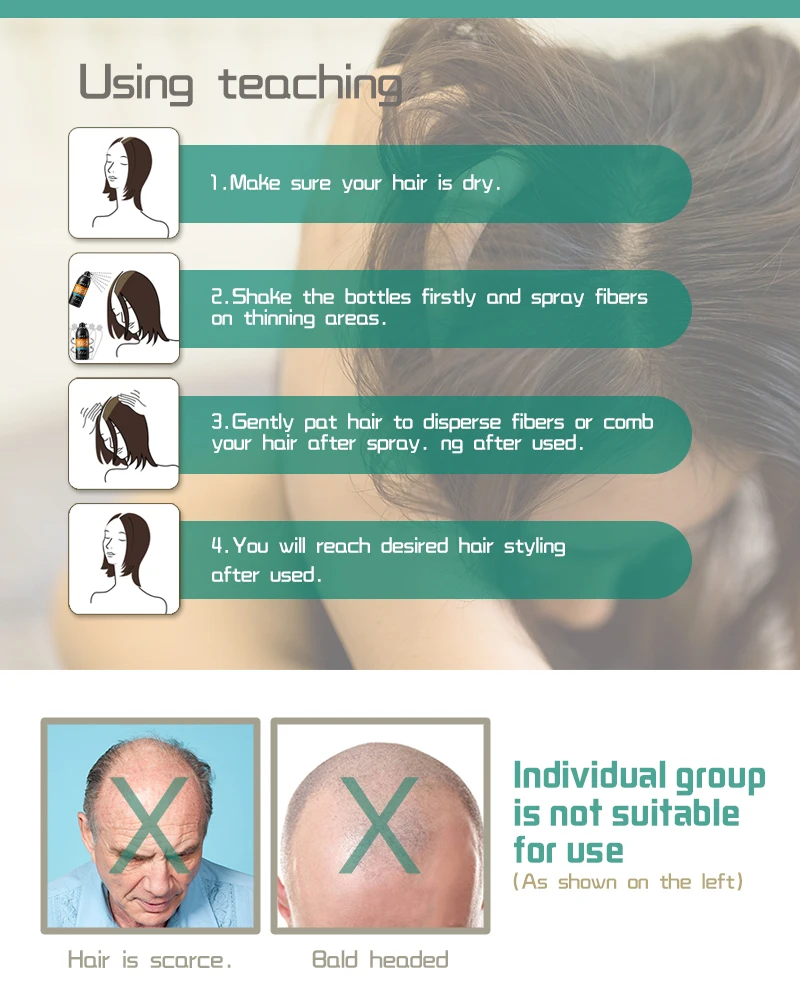 Wholesale Coverup Hair Fiber Spray For Hair Loss And White Hair Buy