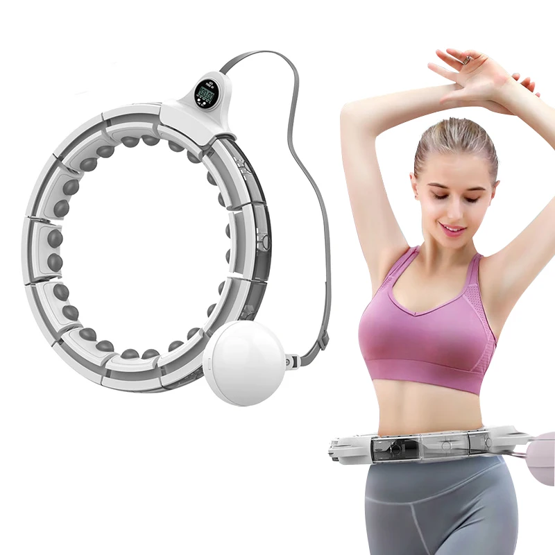 

Home equipment hula hoops for lose weight adjustable circumference hula hoops ring detachable sports fitness smart hula hoops