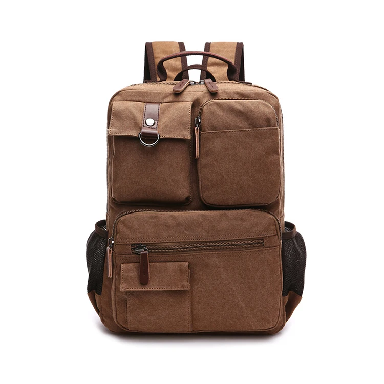 

Vintage Designer Backpacks Waterproof Wear-resistant Large Capacity Canvas Backpack, Customized color
