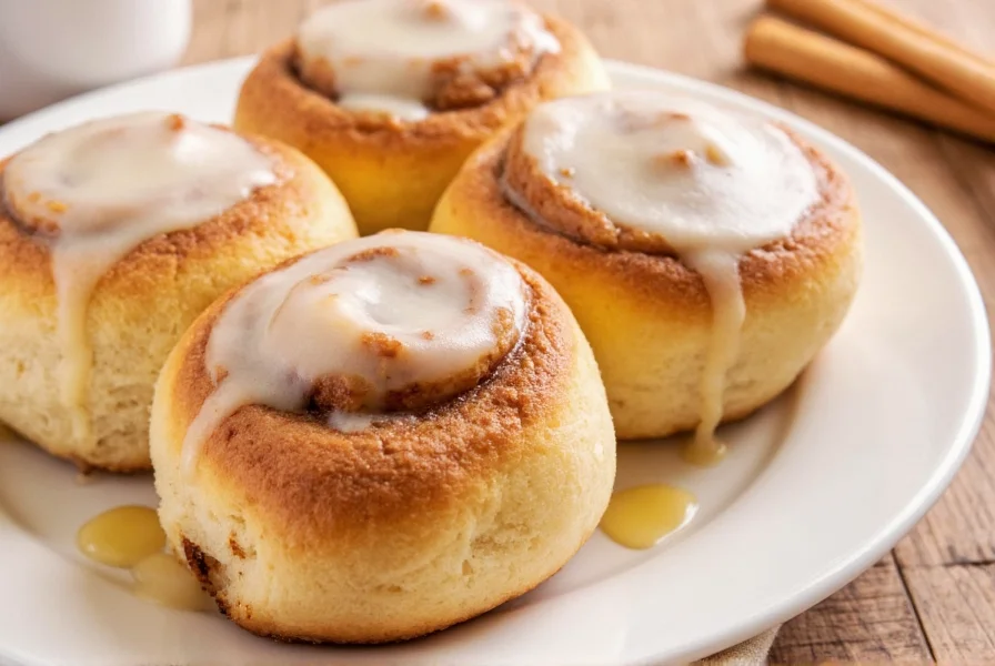 Step-by-step process of making cinnamon roll dough in a mixing bowl with hands gently kneading