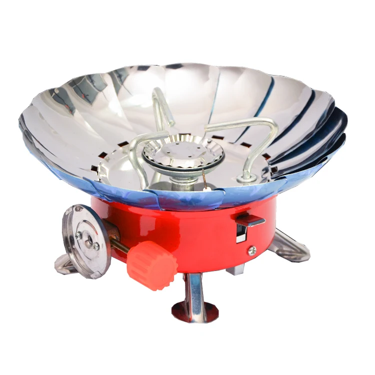 

Outdoor Camping Lotus Burner Wild Cooker Windproof Energy Saving Firepower Portable Gas Stove